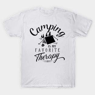 camping is my favorite therapy T-Shirt